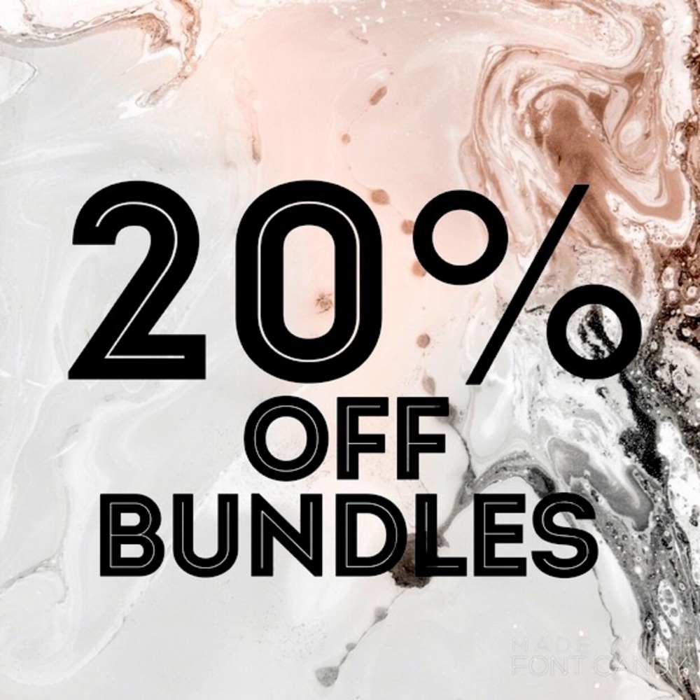 20% off when you bundle 2 or more items!